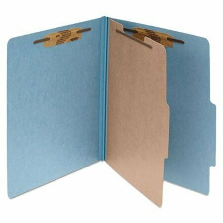 GBC OFFICE PRODUCTS GROUP ACCO, PRESSBOARD CLASSIFICATION FOLDERS, 1 DIVIDER, LETTER SIZE, SKY BLUE, 10PK 15024